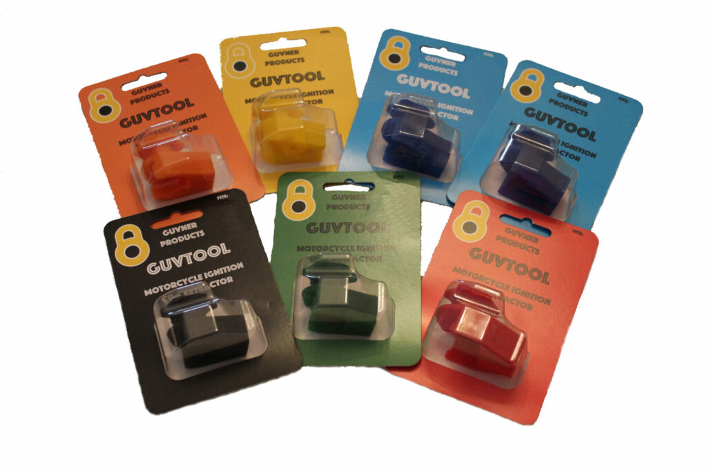 Individually packaged GuvTools 2 rows